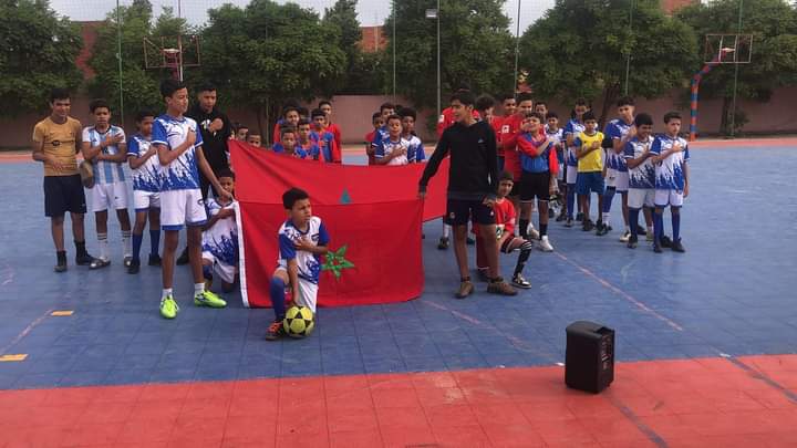 فروع مكناس للمنظمة المغربية للطفولة والشباب تنظم دوري المنظمة المغربية في كرة القدم بالملعب السوسيو رياضي بويسلان. فروع مكناس للمنظمة المغربية للطفولة والشباب تنظم دوري المنظمة المغربية في كرة القدم بالملعب السوسيو رياضي بويسلان.