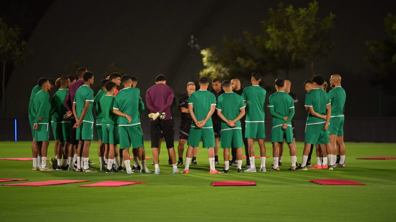 المنتخب الوطني يجري أول حصة تدريبية استعدادا لمباراتيْ افريقيا الوسطى