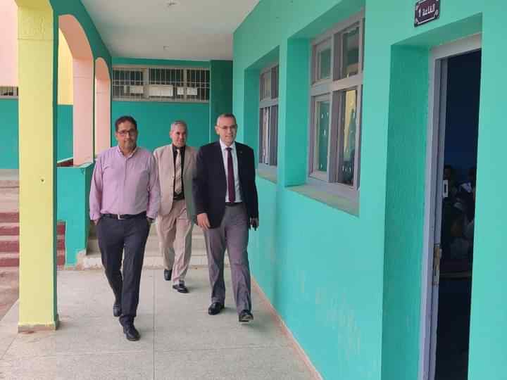 مديرية مكناس:  تتبع ومواكبة سير الدراسة بالمؤسسات التعليمية من طرف السيد المدير الاقليمي.