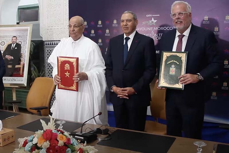 المغرب/الولايات المتحدة الأمريكية: اتفاقية توأمة تجمع العيون و مدينة أرلينغتون بتكساس