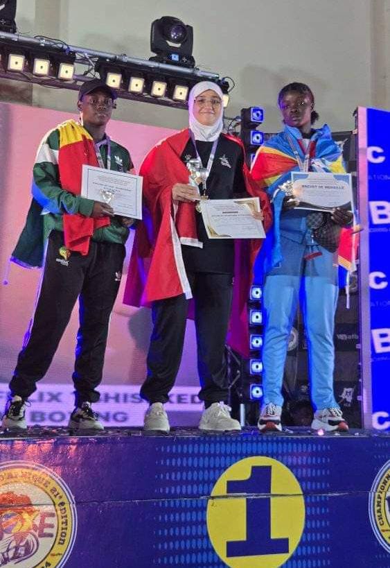 الملاكمة المغربية تحصد لقب قاري جديد الملاكمة المغربية تحصد لقب قاري جديد