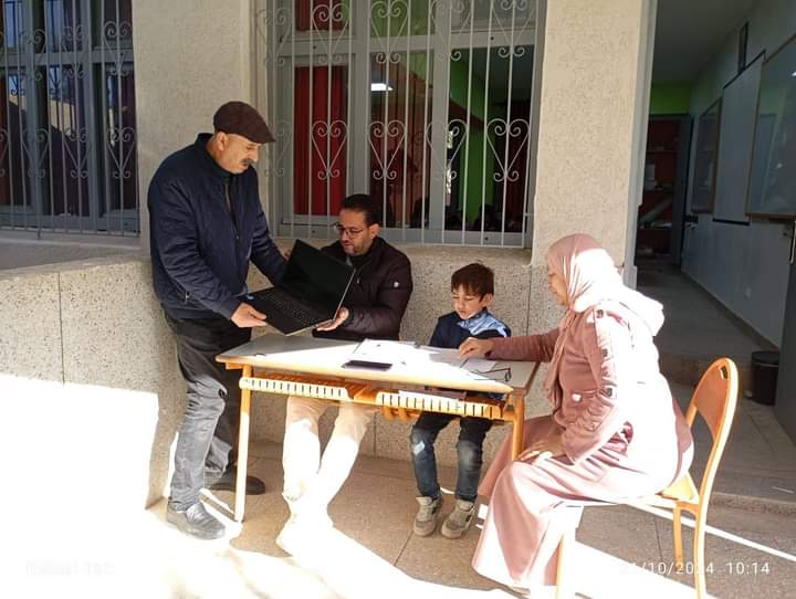 مديرية مكناس: إجراء عملية تمرير روائز الموضعة البعدية مديرية مكناس: إجراء عملية تمرير روائز الموضعة البعدية