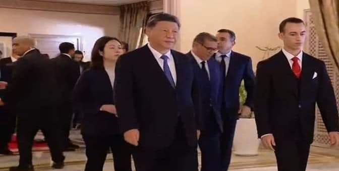 صاحب السمو الملكي ولي العهد الأمير مولاي الحسن يستقبل الرئيس الصيني بالدار البيضاء صاحب السمو الملكي ولي العهد الأمير مولاي الحسن يستقبل الرئيس الصيني بالدار البيضاء