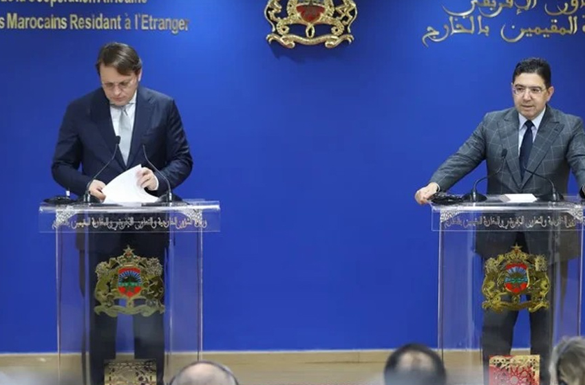 المغرب ينتظر من الاتحاد الأوروبي إثبات التزامه بالشراكة عن طريق الأفعال وليس الأقوال (السيد بوريطة) المغرب ينتظر من الاتحاد الأوروبي إثبات التزامه بالشراكة عن طريق الأفعال وليس الأقوال (السيد بوريطة)