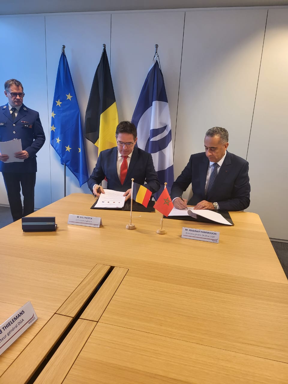 السيد عبد اللطيف حموشي يجري زيارة عمل إلى بلجيكا السيد عبد اللطيف حموشي يجري زيارة عمل إلى بلجيكا