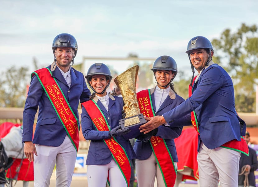 كأس العرش للقفز على الحواجز 2024 : نادي وادي إيكم للفروسية يحرز لقب الدورة العاشرة كأس العرش للقفز على الحواجز 2024 : نادي وادي إيكم للفروسية يحرز لقب الدورة العاشرة