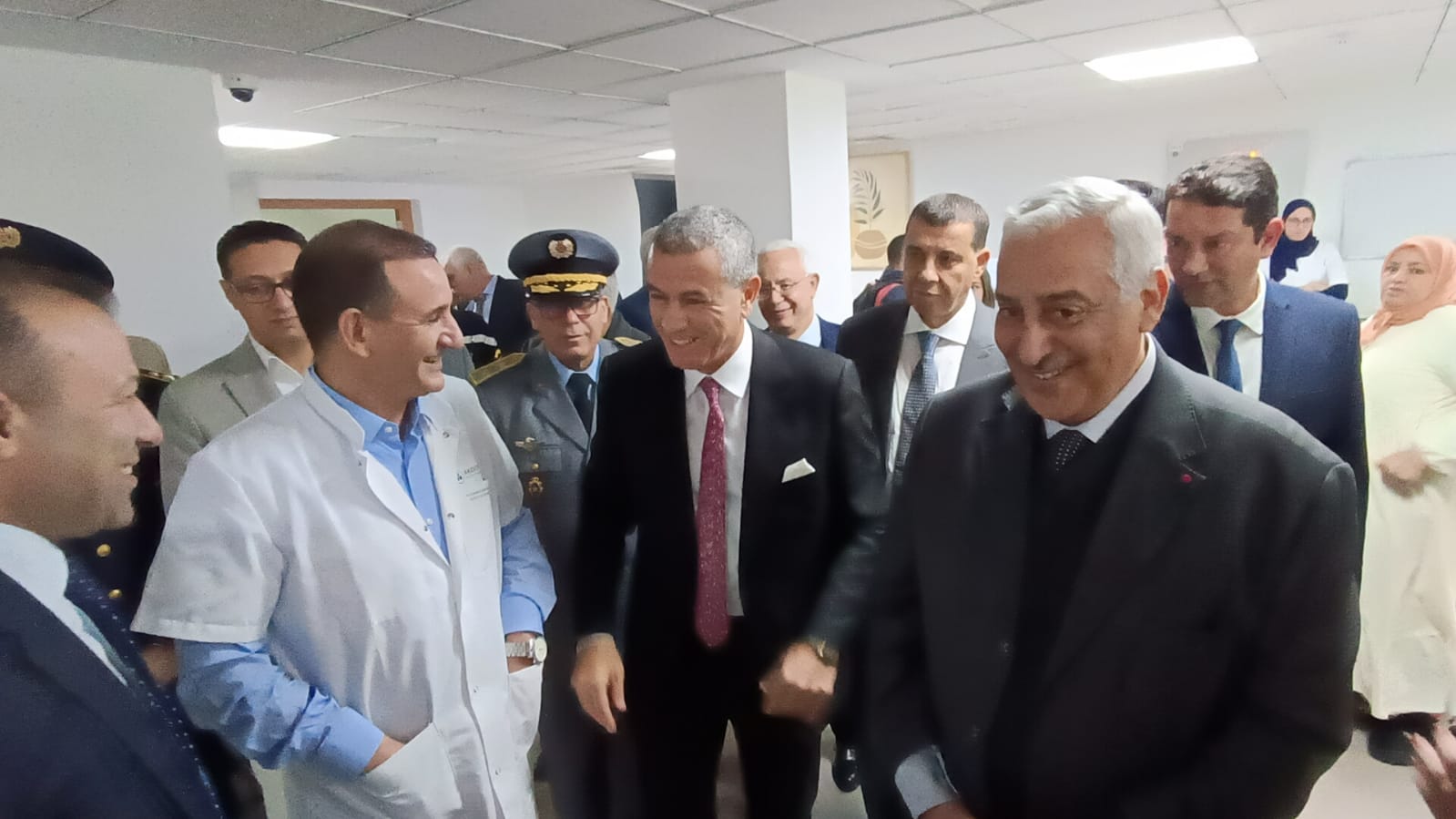 السيد عبد الغني الصبار عامل عمالة مكناس والمدير العام لمجموعة أكديطال، رشدي طالب، يفتتحان مصحة أكديطال الخاصة مكناس السيد عبد الغني الصبار عامل عمالة مكناس والمدير العام لمجموعة أكديطال، رشدي طالب، يفتتحان مصحة أكديطال الخاصة مكناس