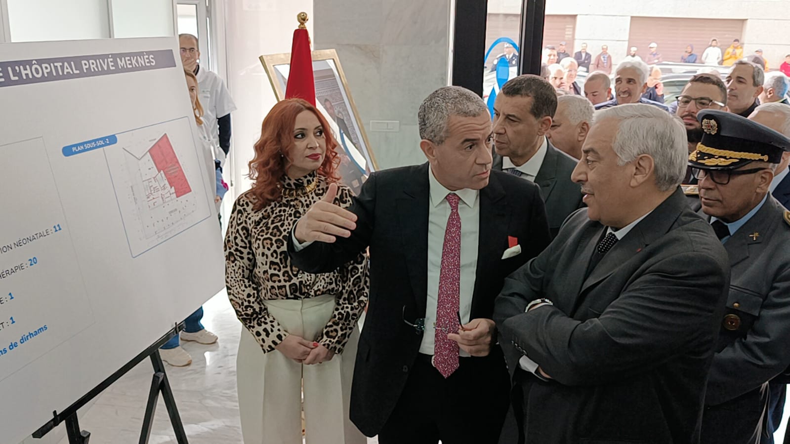 السيد عبد الغني الصبار عامل عمالة مكناس والمدير العام لمجموعة أكديطال، رشدي طالب، يفتتحان مصحة أكديطال الخاصة مكناس السيد عبد الغني الصبار عامل عمالة مكناس والمدير العام لمجموعة أكديطال، رشدي طالب، يفتتحان مصحة أكديطال الخاصة مكناس