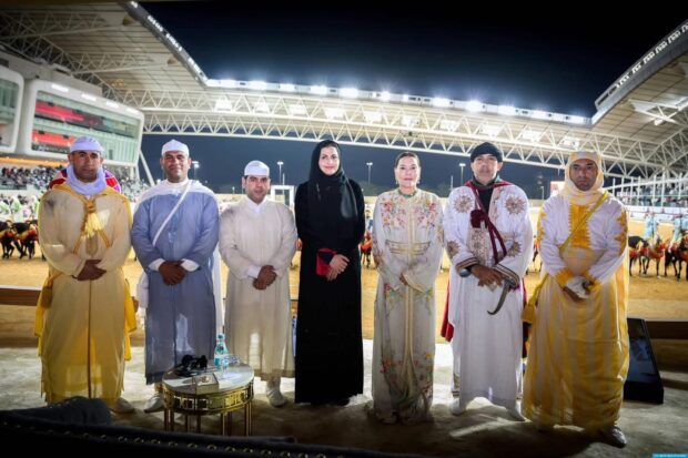 العام الثقافي (قطر- المغرب 2024) .. صاحبة السمو الملكي الأميرة للا حسناء وسعادة الشيخة سارة بنت حمد آل ثاني تترأسان بالدوحة عرضا لفن التبوريدة