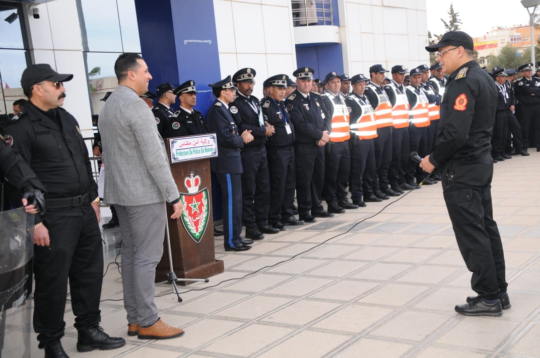 ولاية أمن مكناس..... تدابير وإجراءات أمنية لضمان الأمن والسلامة للمواطنين بمناسبة احتفالات راس السنة الميلادية الجديدة 2025