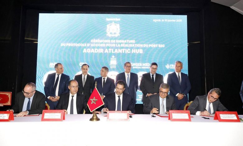 التوقيع على بروتوكول تفاهم حول إحداث الميناء الجاف لأكادير
