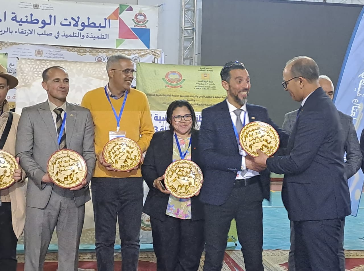 اختتام فعاليات البطولة الوطنية المدرسية لكرة السلة 5*5 و3*3 ذكور – زاكورة 2025.