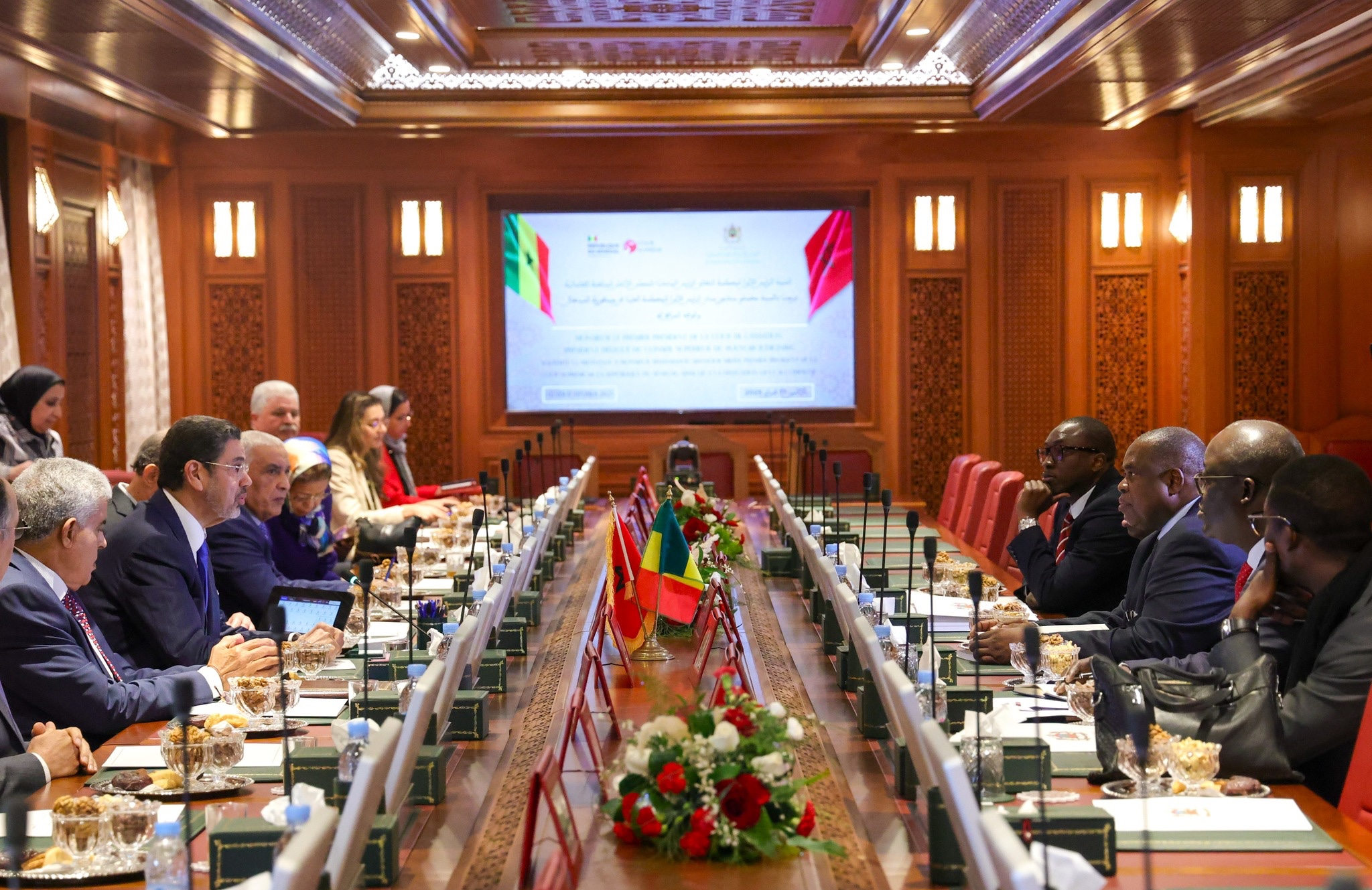 السيد عبد النباوي يتباحث مع الرئيس الأول للمحكمة العليا بجمهورية السنغال