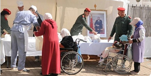 عملية الإفطار رمضان 1446-2025 .. الحرس الملكي يوزع 5000 وجبة إفطار يوميا لفائدة الأسر المعوزة