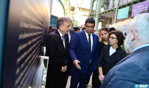 السيد بنسعيد يدشن جناح المغرب، ضيف شرف مهرجان باريس للكتاب 2025