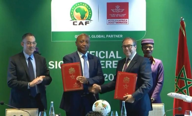 الدارالبيضاء.. الخطوط الملكية المغربية “شريك دولي رسمي” للكونفدرالية الإفريقية لكرة القدم