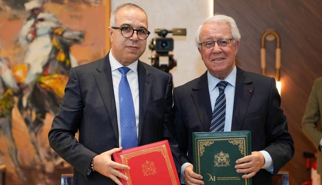 توقيع اتفاقية إطار للشراكة بين أكاديمية المملكة المغربية ومؤسسة محمد السادس للعلوم والصحة توقيع اتفاقية إطار للشراكة بين أكاديمية المملكة المغربية ومؤسسة محمد السادس للعلوم والصحة