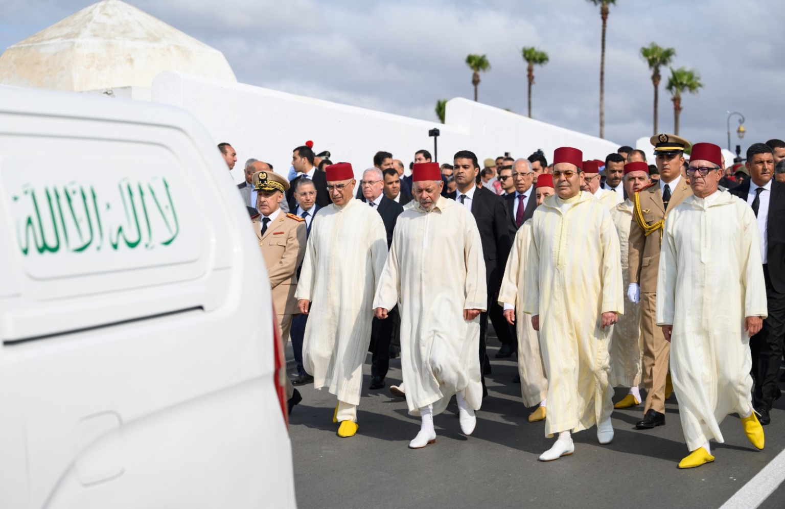 تشييع جثمان الراحل عبد الحق المريني بحضور صاحب السمو الملكي الأمير مولاي رشيد