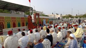 عامل عمالة مكناس عبدالغني الصبار يؤدي صلاة عيد الأضحى وسط جموع غفير من ساكنة المدينة ويشارك نزلاء الخيرية الإسلامية فرحتهم عامل عمالة مكناس عبدالغني الصبار يؤدي صلاة عيد الأضحى وسط جموع غفير من ساكنة المدينة ويشارك نزلاء الخيرية الإسلامية فرحتهم