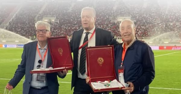 تكريم قدماء  المنتخب الوطني والصحافة الرياضية يتقدمهم حميدوش والشرايبي