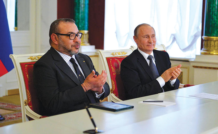 جلالة الملك محمد السادس يهنئ الرئيس بوتين