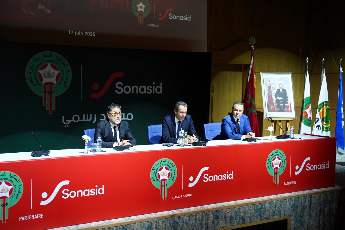 المنتخبات المغربية لكرة القدم .. شركة “صوناسيد” والجامعة الملكية المغربية لكرة القدم توقعان شراكة استراتيجية