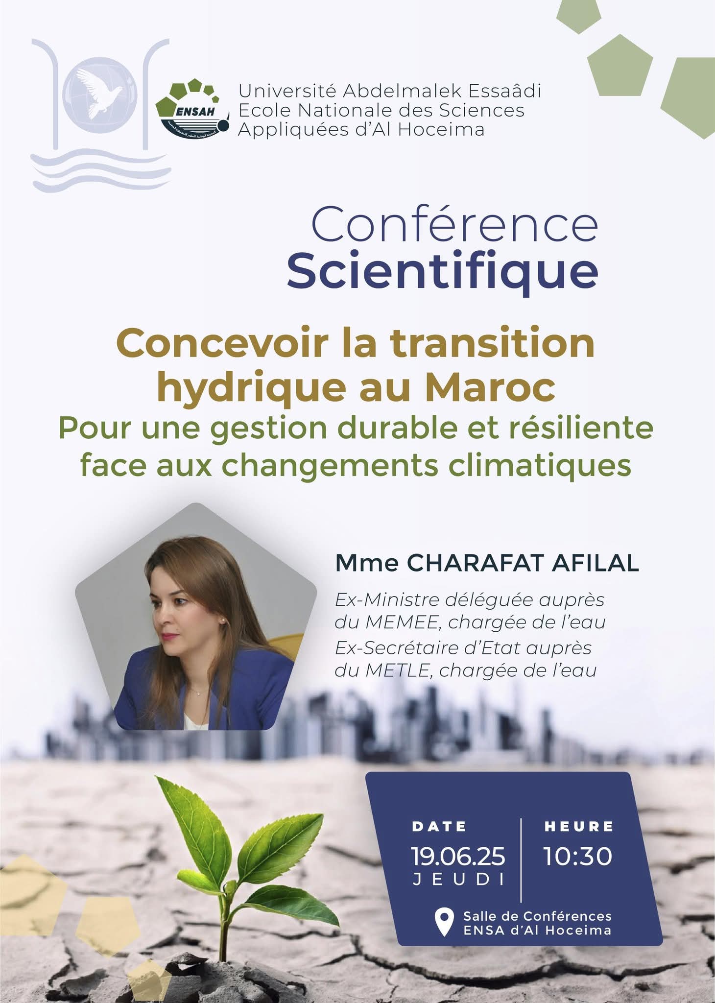 الحسيمة تحتضن محاضرة علمية حول إدارة الموارد المائية في ظل التغيرات المناخية