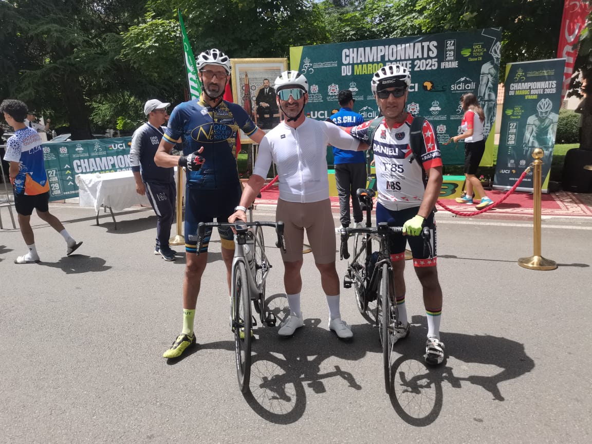 افران...جوهرة الاطلس تشهد اختتام بطولة المغرب لسباق الدراجات على الطريق برسم سنة 2025.