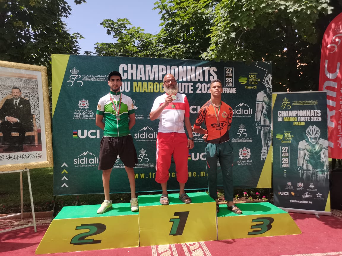 افران...جوهرة الاطلس تشهد اختتام بطولة المغرب لسباق الدراجات على الطريق برسم سنة 2025.