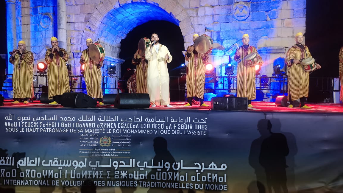افتتاح فعاليات الدورة 24لمهرجان وليلي الدولي لموسيقى العالم التقليدية افتتاح فعاليات الدورة 24لمهرجان وليلي الدولي لموسيقى العالم التقليدية