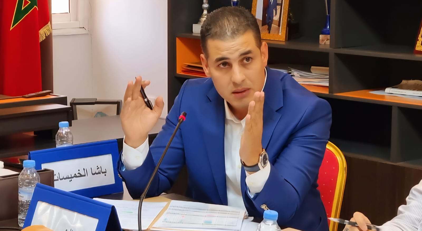 زهير العلوي: مشروع المنطقة الاقتصادية سيُوفر فرص شغل لأبناء مدينة الخميسات زهير العلوي: مشروع المنطقة الاقتصادية سيُوفر فرص شغل لأبناء مدينة الخميسات