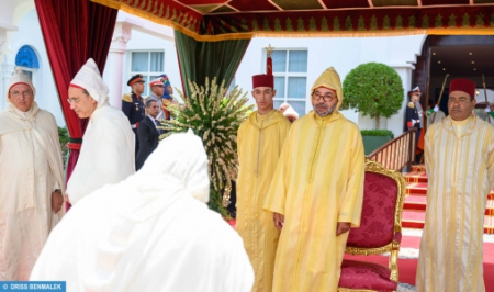 جلالة الملك يترأس بالمضيق حفل استقبال بمناسبة عيد العرش المجيد