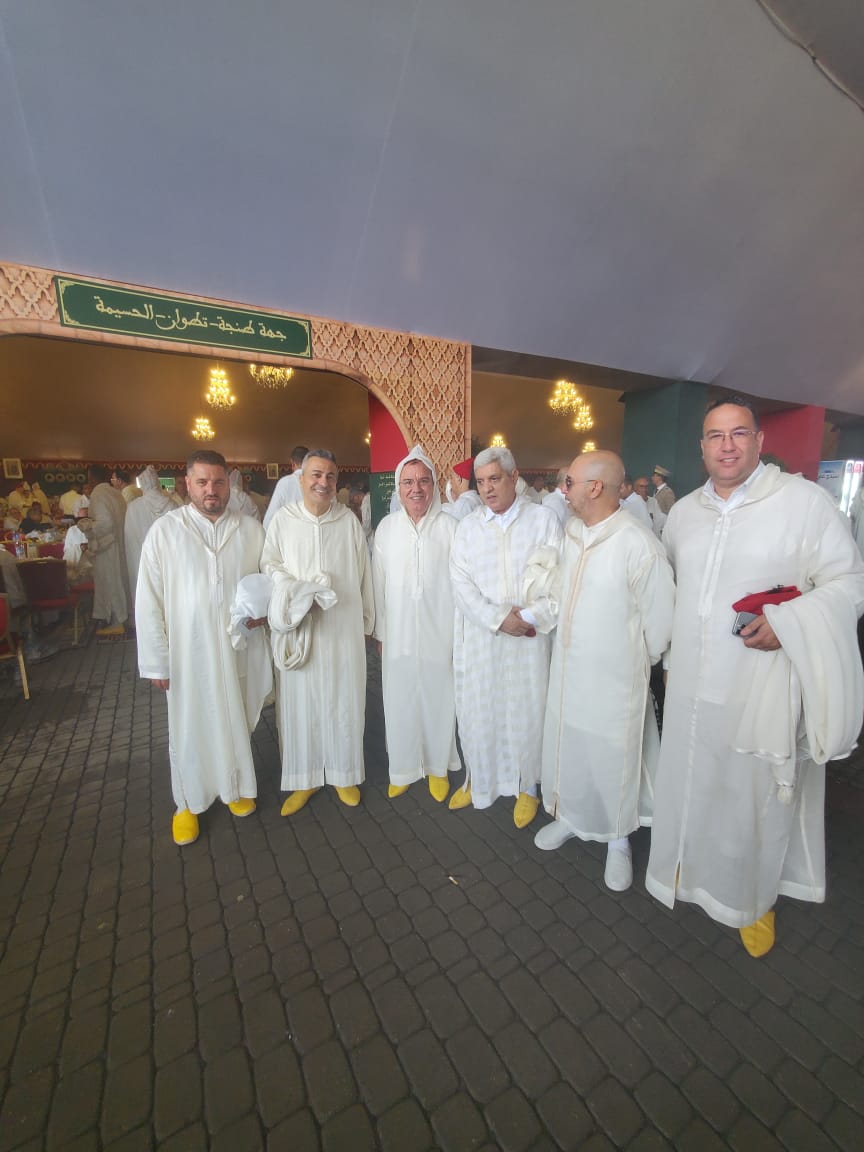 المستشار البرلماني نبيل اليزيدي يُجدد ولاءه للملك محمد السادس خلال حفل الولاء بتطوان