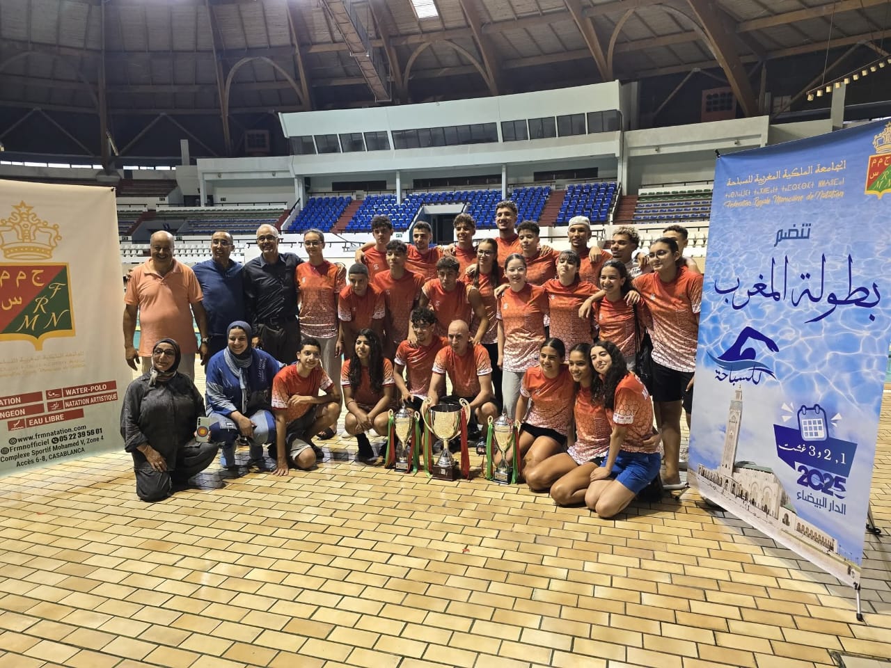 سباحو جمعية النادي الرياضي المكناسي يحصدون المجد بثلاث كؤوس في بطولة المغرب بالدار البيضاء سباحو جمعية النادي الرياضي المكناسي يحصدون المجد بثلاث كؤوس في بطولة المغرب بالدار البيضاء