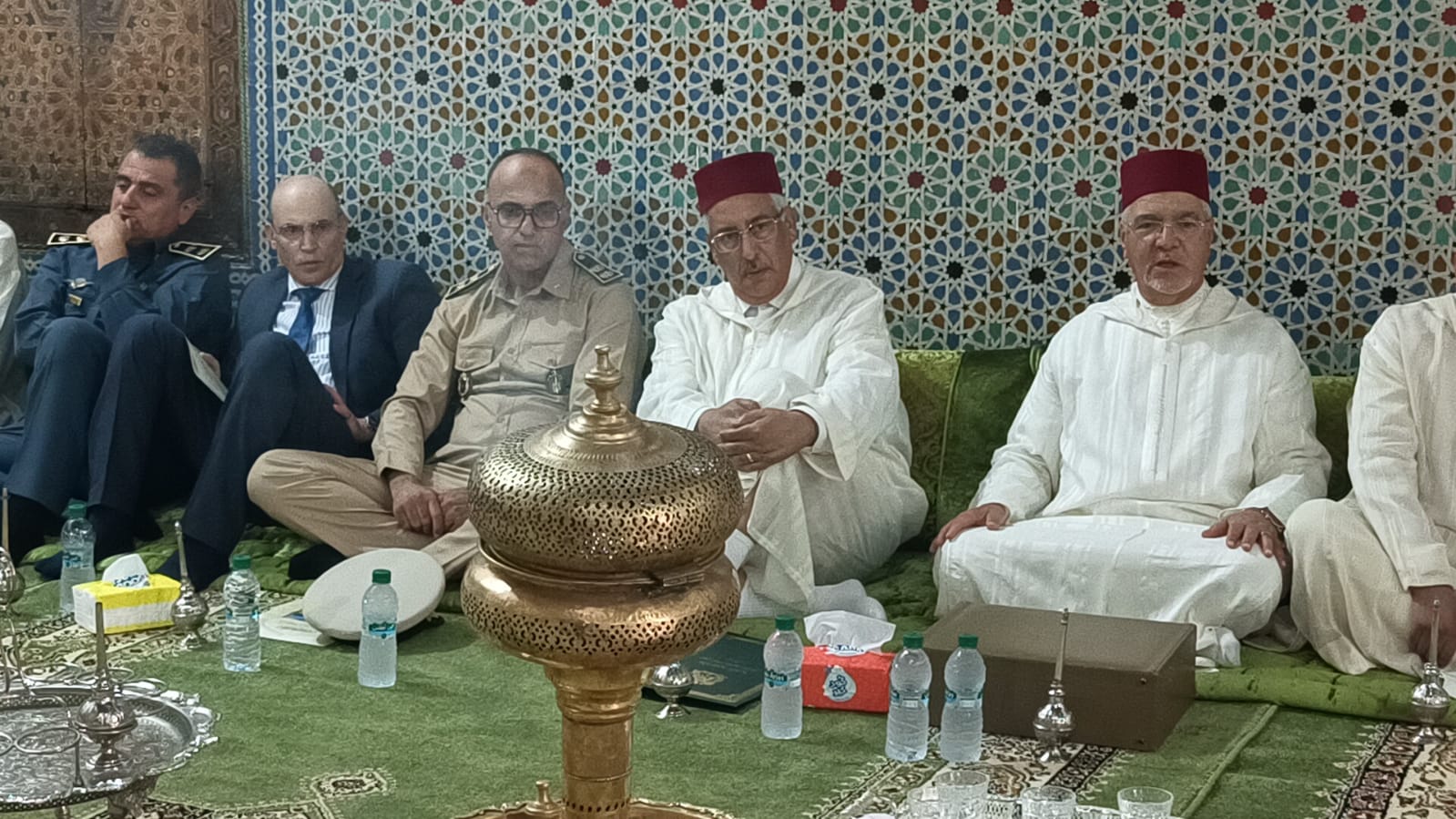 والي جهة فاس مكناس عامل عمالة مكناس يشرف على حفل افتتاح موسم مولاي إدريس الأكبر