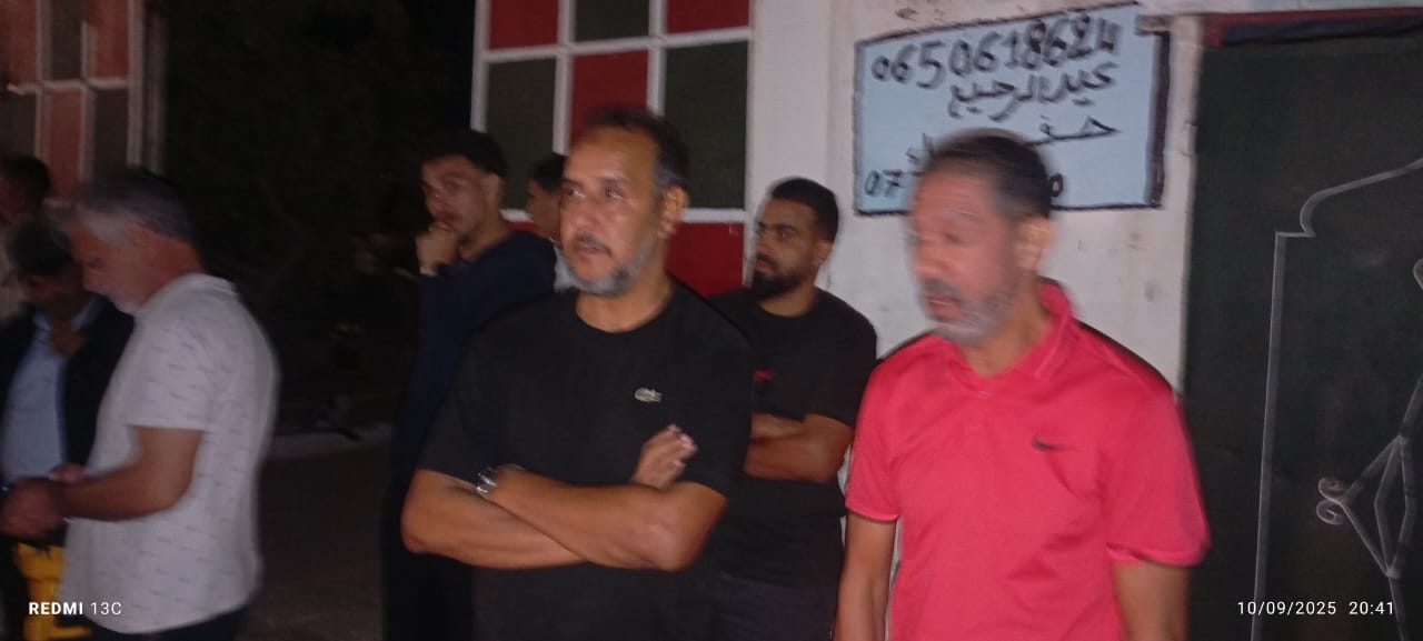 وداع حزين لعبد الصمد أزديوي بحضور أسرته ورفاقه من الرياضة والصحة بمكناس