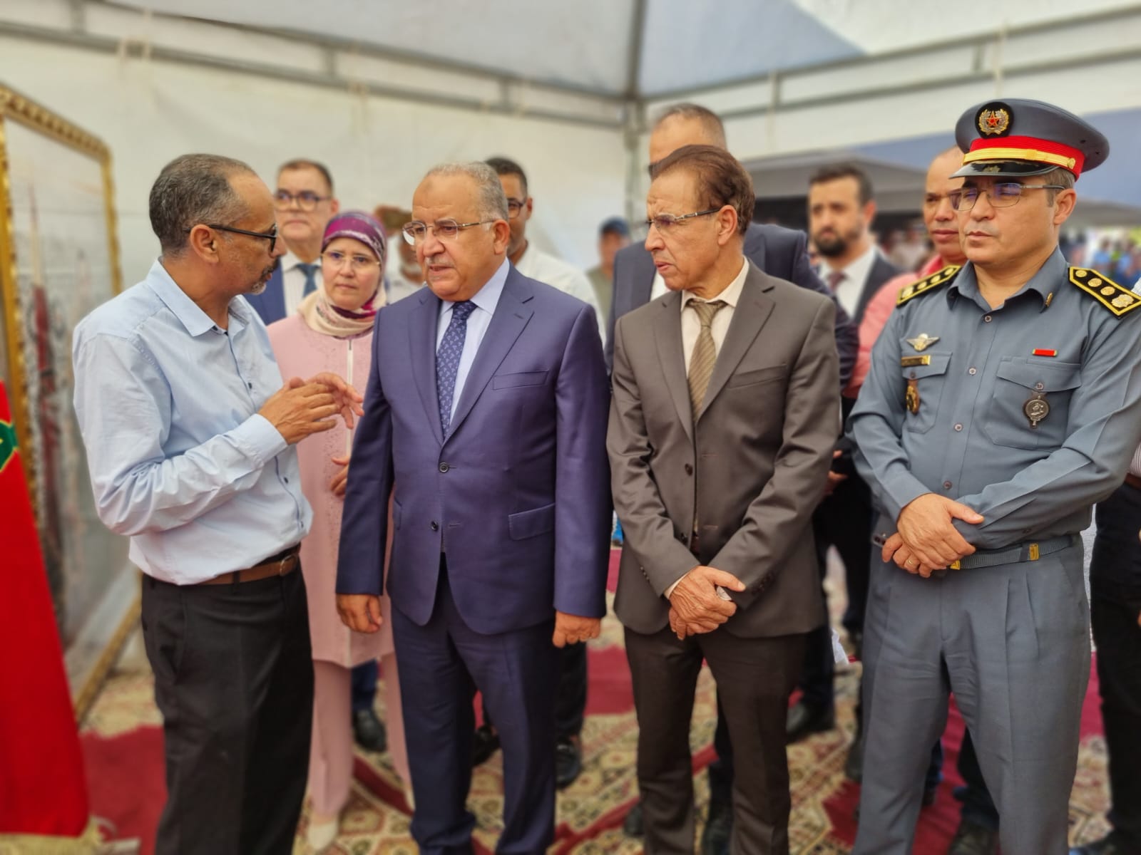 عامل إقليم الخميسات يُشرف على افتتاح سوق السمك بمعايير نموذجية عامل إقليم الخميسات يُشرف على افتتاح سوق السمك بمعايير نموذجية