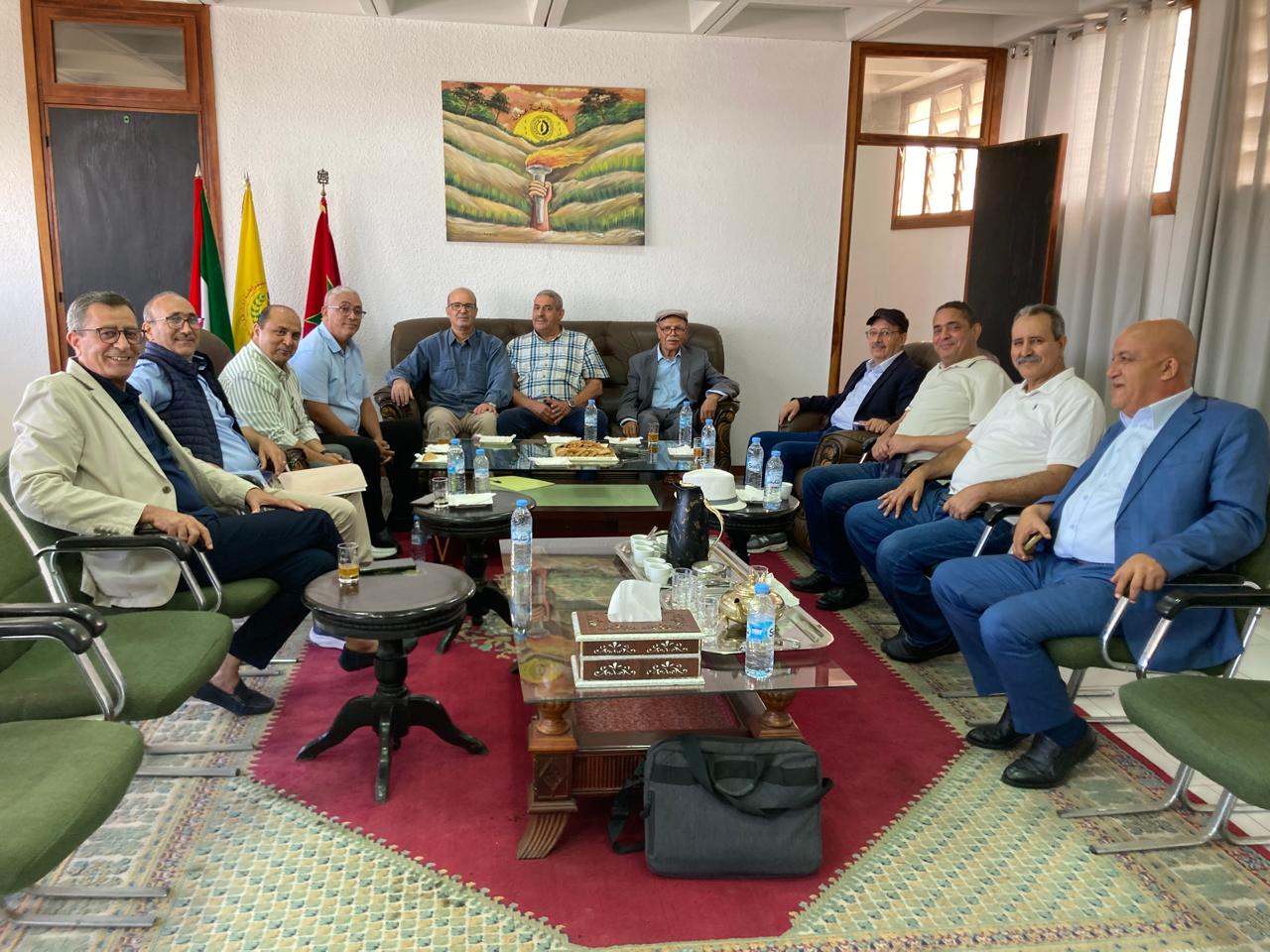 الهيئات النقابية والمهنية للصحافة والنشر تجتمع مع قيادة الكونفدرالية الديمقراطية للشغل بالدار البيضاء 