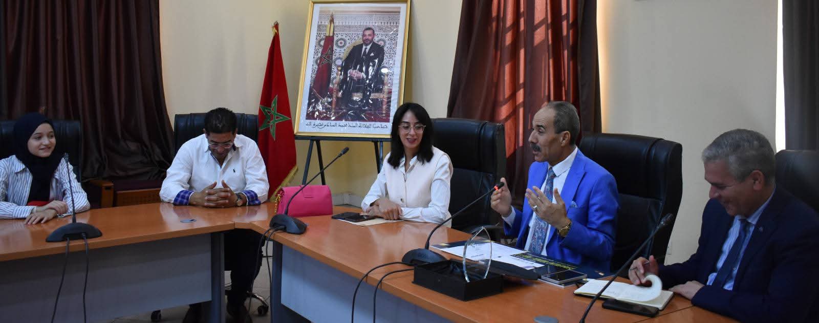 مديرية مكناس: استقبال فريق الثانوية التأهيلية طارق بن زياد الفائز  بالمرتبة الأولى وطنيا في مسابقة 