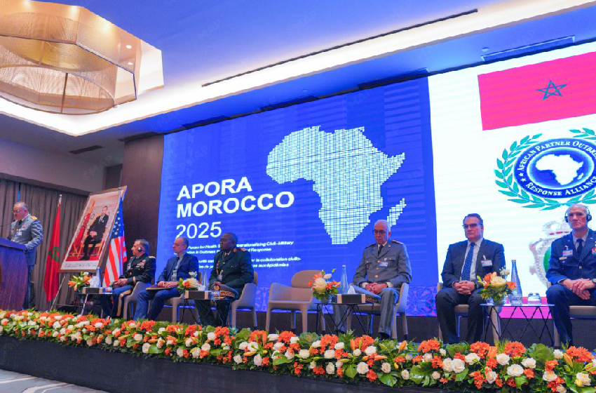 الرباط.. القوات المسلحة الملكية تستضيف ورشة “أبورا 2025” بشراكة مع القيادة العسكرية الأمريكية في إفريقيا الرباط.. القوات المسلحة الملكية تستضيف ورشة “أبورا 2025” بشراكة مع القيادة العسكرية الأمريكية في إفريقيا