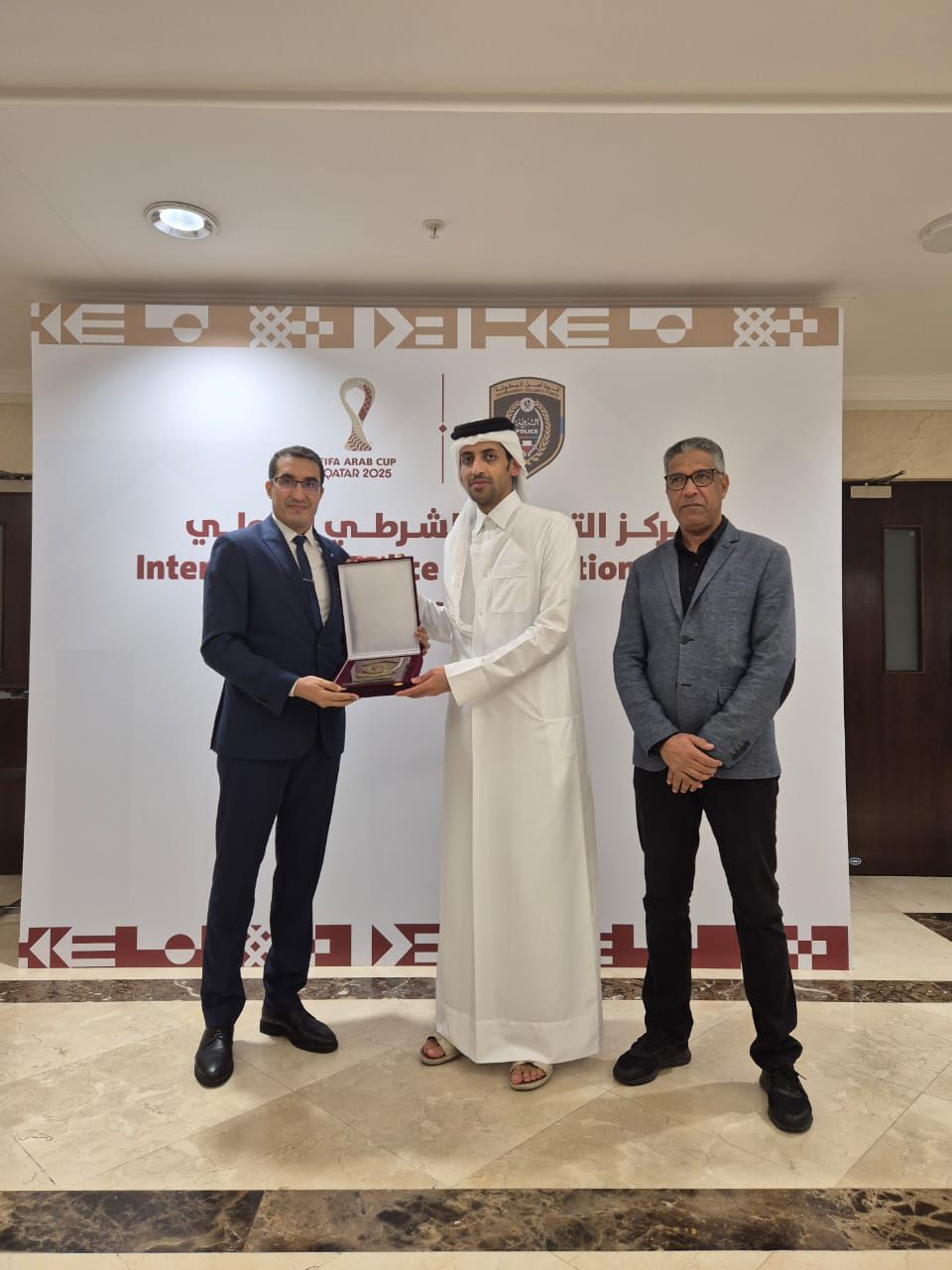 الإشادة بالوفد الأمني المشارك في تأمين فعاليات كأس العرب لكرة القدم بالدوحة