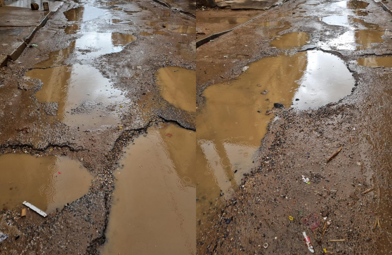 التساقطات المطرية تفضح واقع الطرق والأزقة بالخميسات