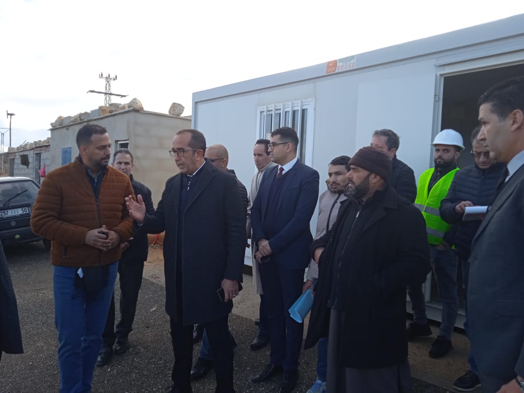 عامل إقليم الحسيمة في زيارة تفقدية لعدد من الجماعات الترابية بالإقليم