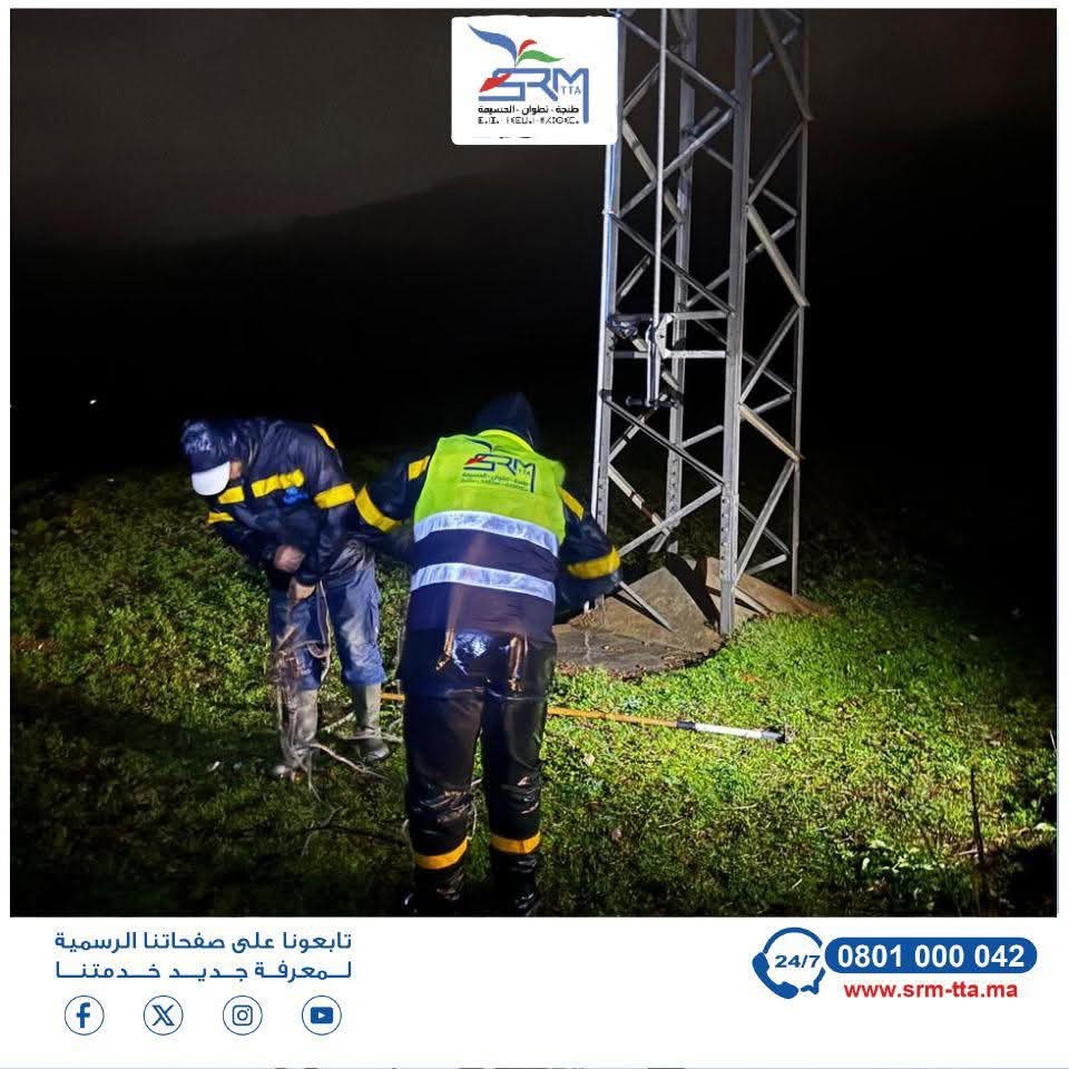 تعبئة شاملة بعد العاصفة.. الشركة الجهوية المتعددة الخدمات تسابق الزمن لإعادة الحياة إلى طبيعتها بجهة الشمال