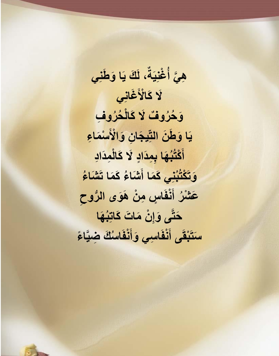 اغنية الحروف عشر انفاس من اجلك يا وطني لعبد الله الطني