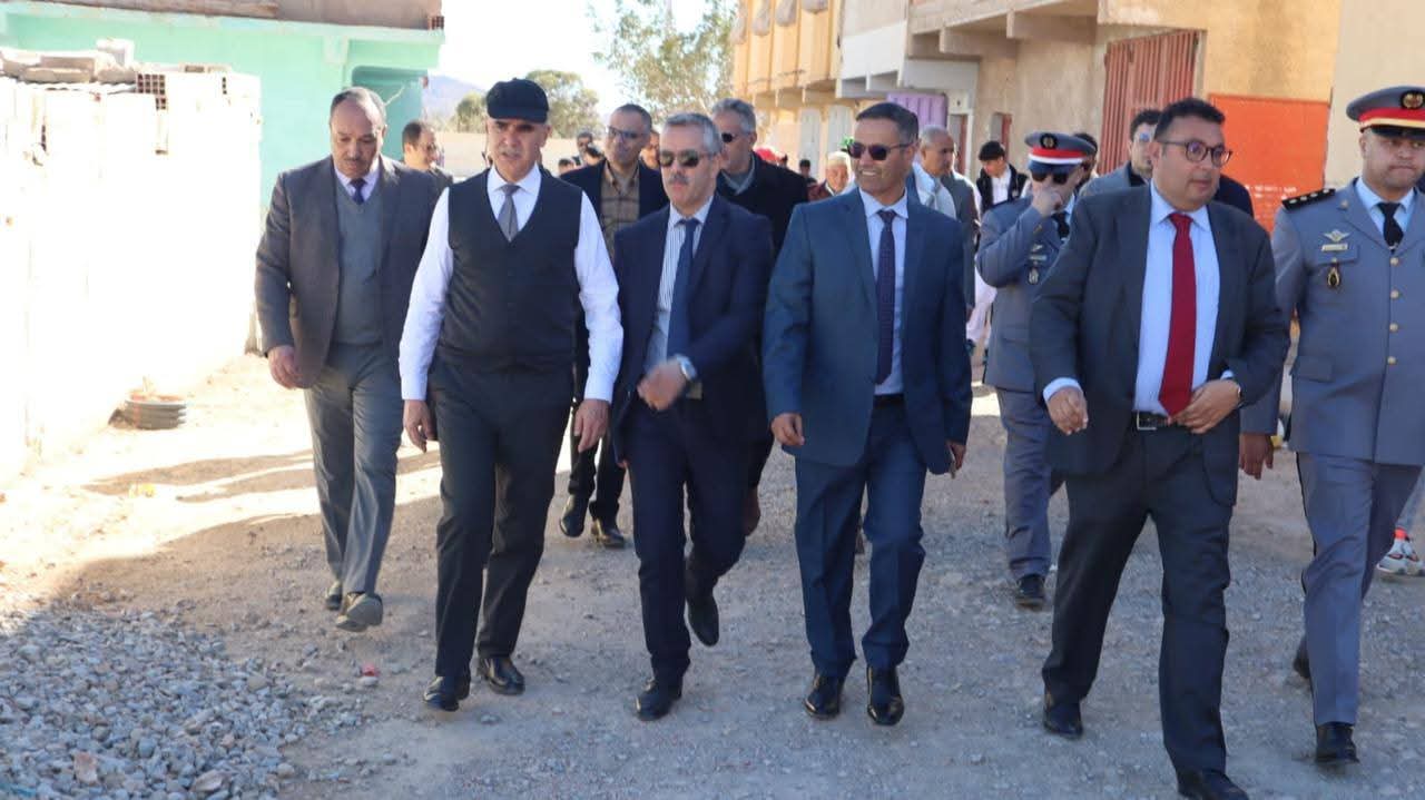 عامل إقليم جرسيف يقف ميدانياً على مشاريع صاكة ويشدد على الجودة وتسريع وتيرة الإنجاز عامل إقليم جرسيف يقف ميدانياً على مشاريع صاكة ويشدد على الجودة وتسريع وتيرة الإنجاز