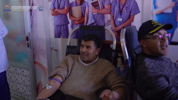 معهد ابن نفيس للعلوم التمريضية في صلب العمل الإنساني عبر حملة للتبرع بالدم بمكناس