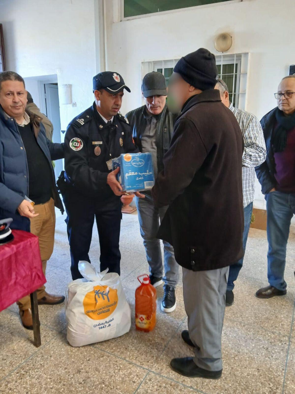 توزيع الدعم الغذائي بإقليم تازة بمناسبة شهر رمضان المبارك 1447ه