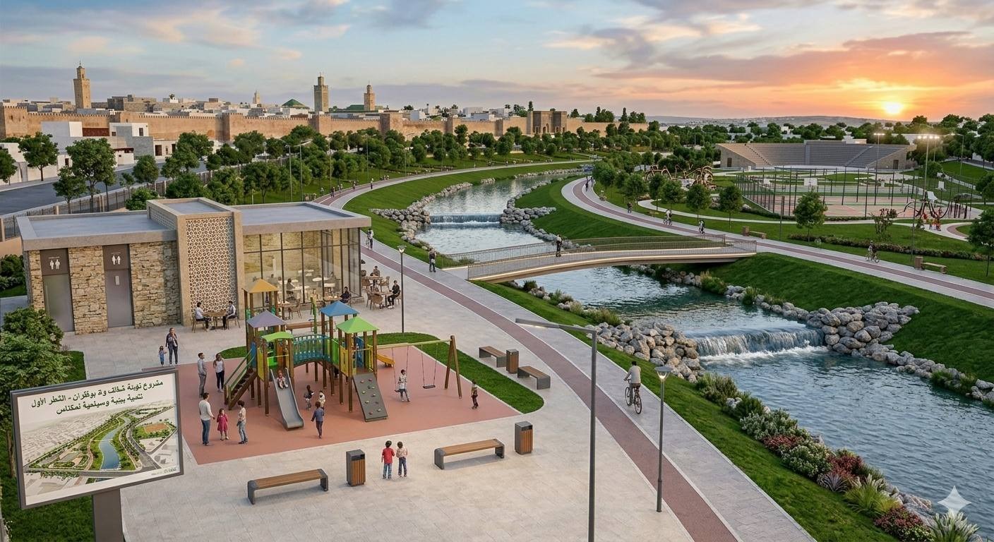 مكناس تعيد الاعتبار لمجالها البيئي بين تهيئة غابة الشباب ودراسة مشروع تأهيل فضاءات وادي بوفكران