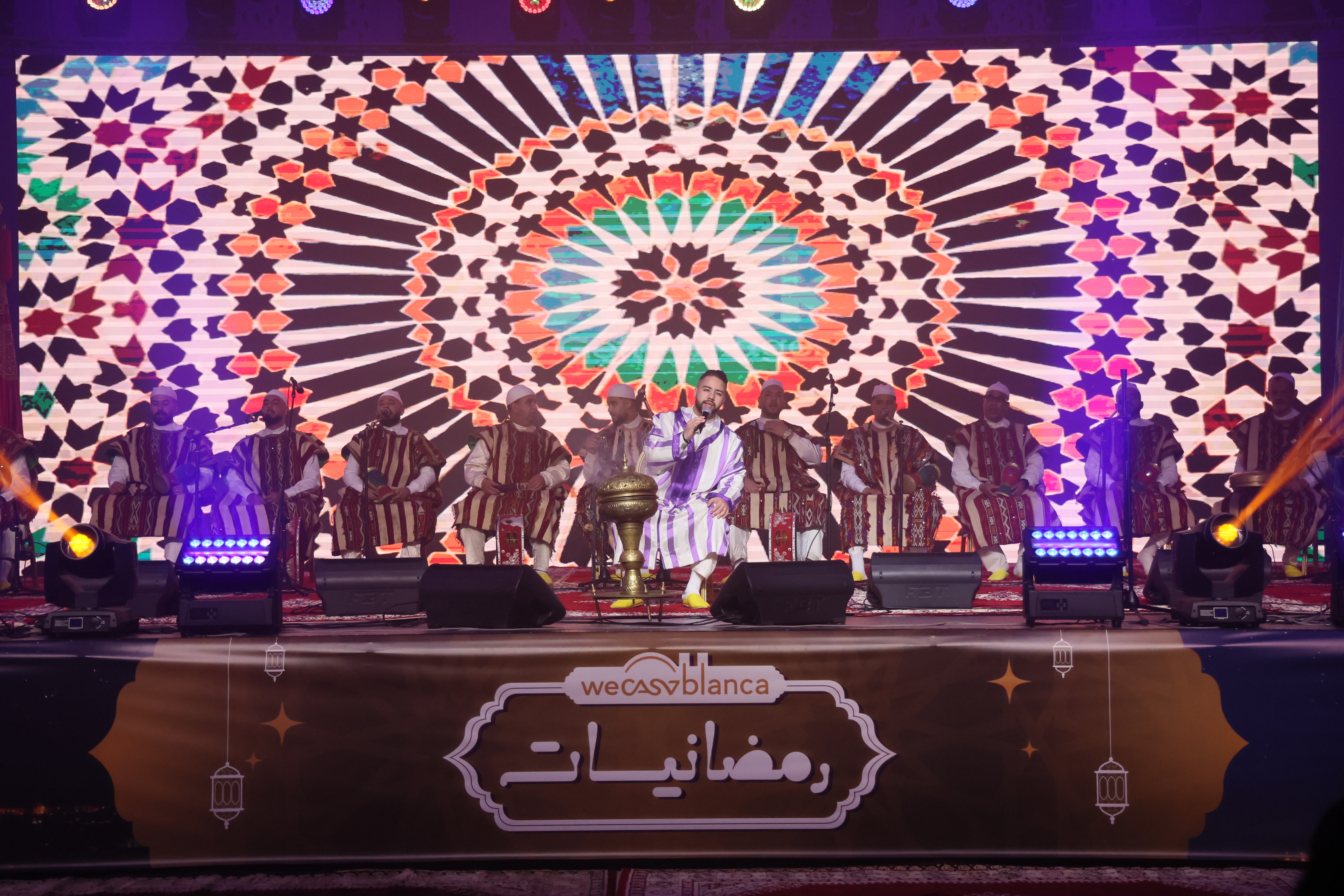 رمضانيات ويكازابلانكا 2026.. عثمان بنمومن يُمتع الجمهور البيضاوي في أمسية عيساوية متميزة